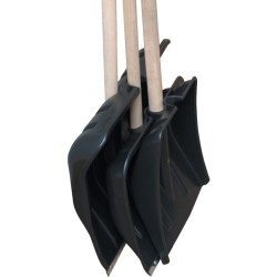 310xW345x750mm SNOW SHOVEL WOODEN HANDLE