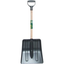 310xW345x750mm SNOW SHOVEL WOODEN HANDLE