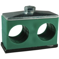 Twin Series Hydraulic Hose,Pipe Clamp, 1" X 1" , 25pcs/box