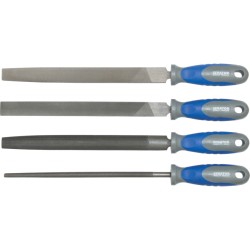 Senator.200mm (8") 4 Piece Assorted Cut Engineers File Set Senator.200mm (8") 4 Piece Assorted Cut Engineers File Set