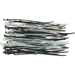 Edison.Cable Ties, Natural, 3.6mm Dia. & Assorted Length (Pk-400) Edison.Cable Ties, Natural, 3.6mm Dia. & Assorted Length (Pk-400)