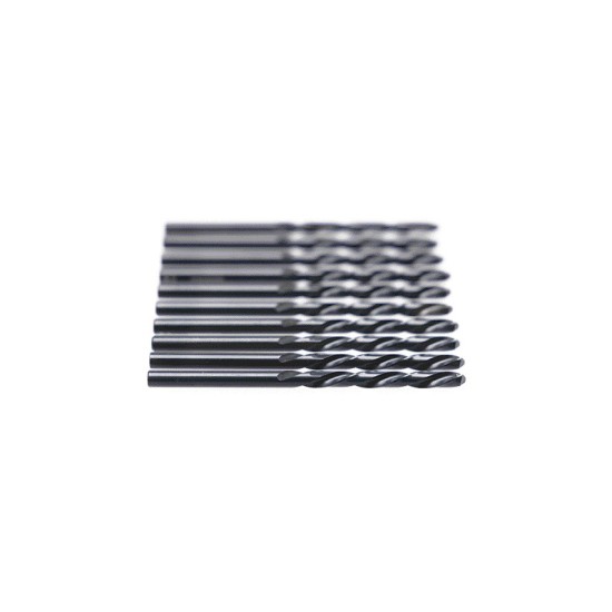 2.50mm HSS S/S Jobber Drill Bit,10pcs/pkt