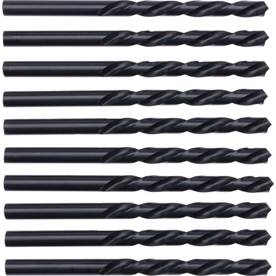 Jobber Drill, 6.8mm, Normal Helix, High Speed Steel, Black Oxide,10pcs/pkt