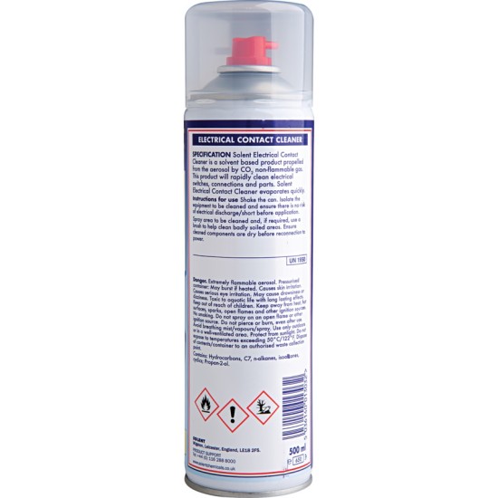 SC2-500C, Electrical Contact Cleaner, Solvent Based, Aerosol, 500ml