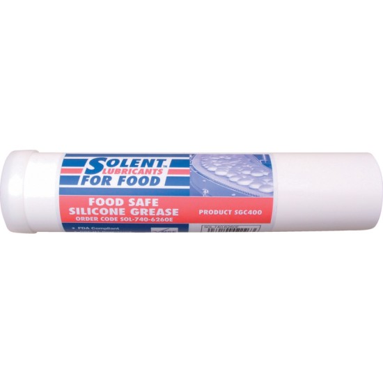 Solent Lubricants For Food.400ml SGC400 Silicone Grease , -50 to 280°C