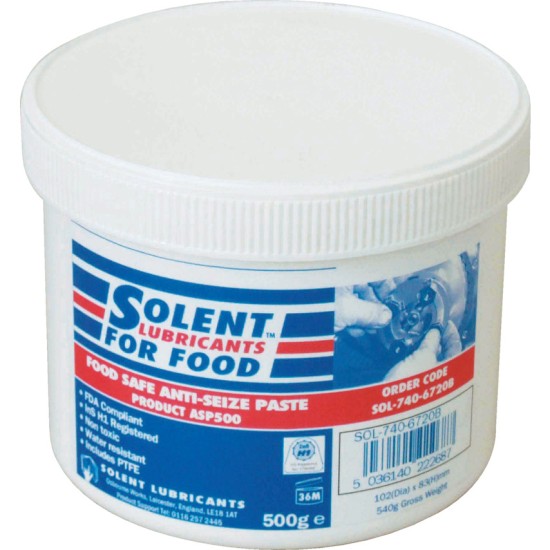 Solent Lubricants Plus.FSASP ANTI SEIZE PASTE 500gm