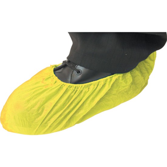 Sitesafe.DISPOSABLE OVERSHOES YELLOW 16"/400mm (PK-100) 