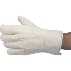 COTTON WOVEN HOT MILL GLOVES