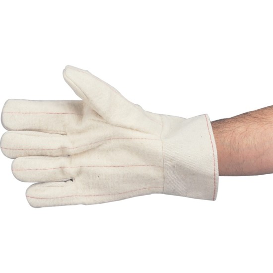 COTTON WOVEN HOT MILL GLOVES