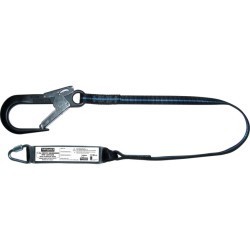 Tuffsafe.TSSA11 SHOCK ABSORBER WEB LANYARD 1.3M + SCAFFOLD HOOK