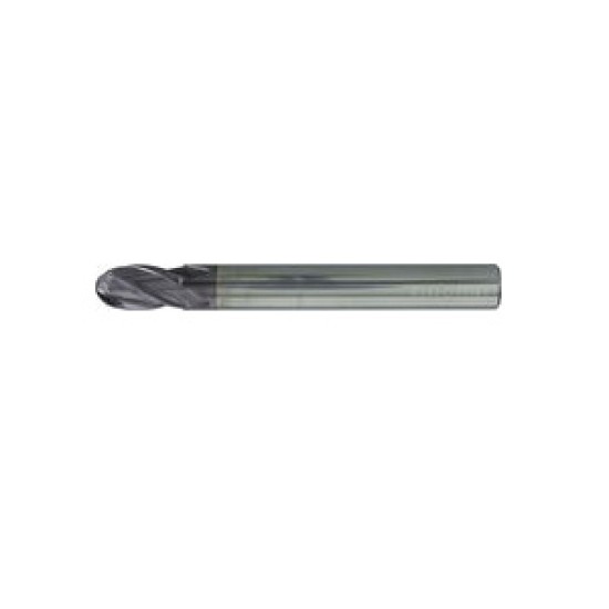 2.0mm ST/SH 4FL Ball Nose End Mill Q-coat