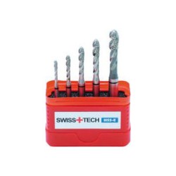 M3-M8 HSS-E BLACK RING SP/FL TAP SET (5-PCE)