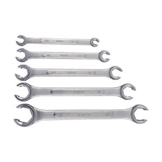 1/4" - 7/8" A/F Flare Nut Ring Spanner Set