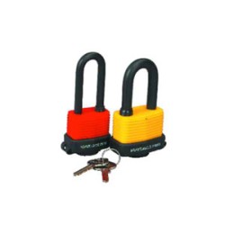 45mm Pu Coat Lam.Stl LS Pad Lock - Red 45mm Pu Coat Lam.Stl LS Pad Lock - Red
