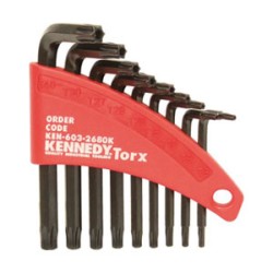 T8-T40 TAMPER PROOF TORXKEY SET (9-PCE) T8-T40 TAMPER PROOF TORXKEY SET (9-PCE)