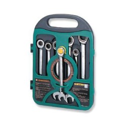 Jonnesway M10-19 7pcs Ratcheting Combination Wrench Set