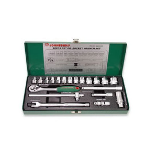 20Pc 3/8 DR. Socket Set M6-25