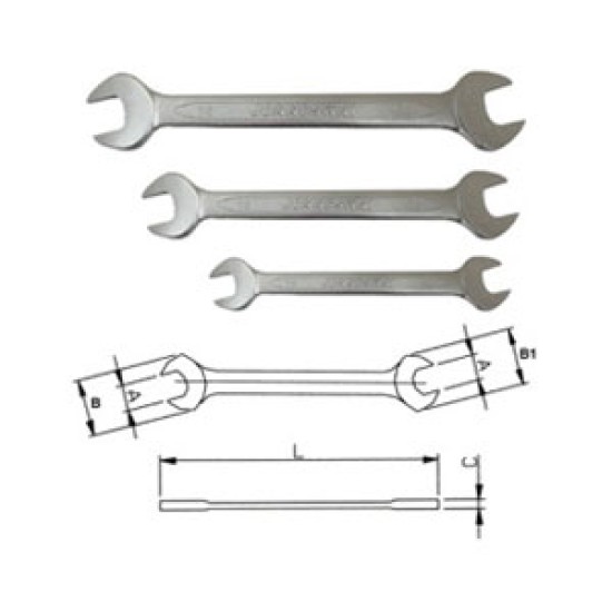 Jonnesway W25110SP Open End Wrench - 14 x 15