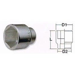 Jonnesway 36mm x 3/4" shank socket Jonnesway 36mm x 3/4" shank socket