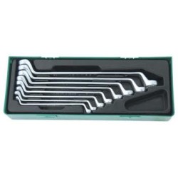 8Pcs 75Deg Offset Ring Wrench Set 6X7, 8X9, 10X11, 12X13, 14X15