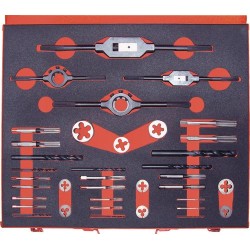 M2-M16 37-PCE HSS THREADING SET IN CASE