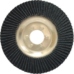 100x16mm,10pcs/box , ALUM/BACK ZIRC FLAP DISC P60