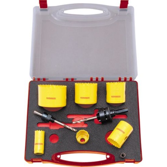 PROFESSIONAL HOLESAW KITIN PLASTIC CASE