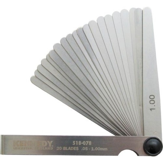 4" 10 BLADE METRIC FEELER GAUGE