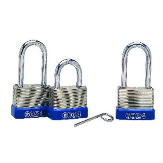 40x25mm LAMINATED STEEL 3No COMBINATION PADLOCK