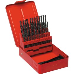 SET OF 51 HSS DRILLS 1-6.00mm x 0.1mm SET OF 51 HSS DRILLS 1-6.00mm x 0.1mm