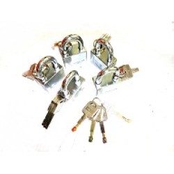 SOLEX Steel padlock 50mm 5 IN 1