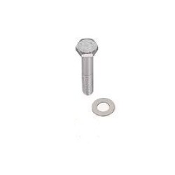 CHROME HEX BOLT 15 X 20MM C/W WASHER