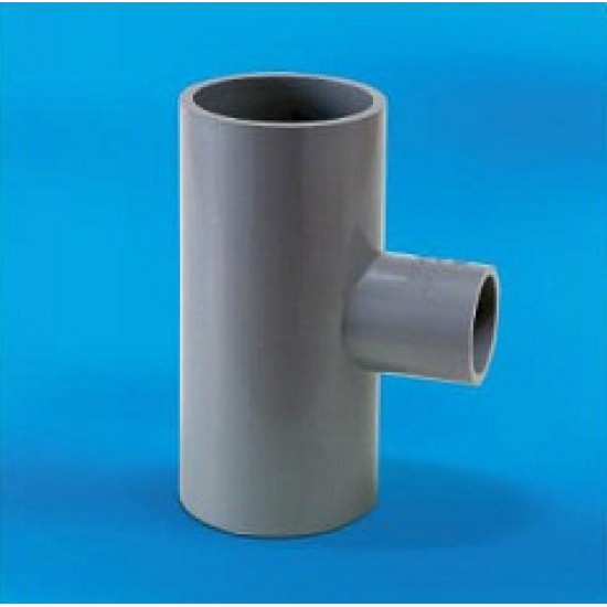 UPVC RED TEE. SINCH 1.1/4" - 1"