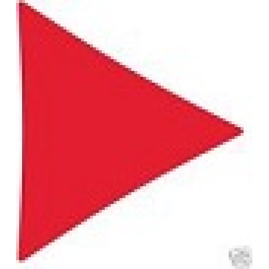 TRIANGLE STICKER RED (1 PK X 100PC)