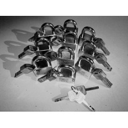 35MM 10IN 1HEAVY DUTY LOCK SET SPARE KEY , 5.5mm SHACKLE