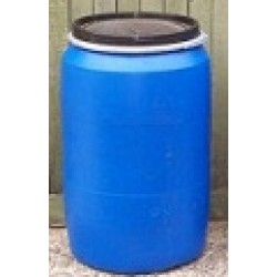 USED PVC Drum, 15gallon Size:24"H x 12:Dia