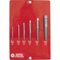 6PCE SCREW EXTRACTOR SET