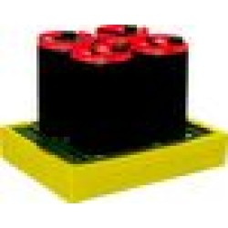 SWB4 900x700x165mm FOUR 25LTR CONTAINER BUND