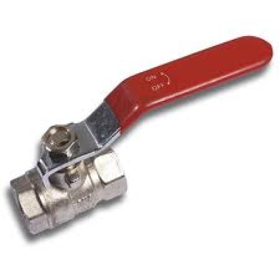 ARITA BALL VALVE RED 1/2"