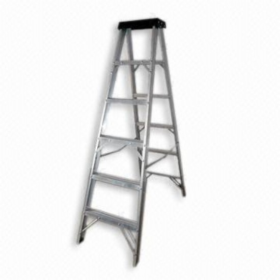 DOUBLE SIDED LADDER 7 STEP , 5.8ft Total Height ,5.6ft A-Shaped Height