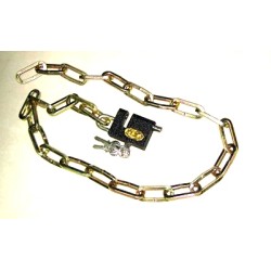 HEAVY DUTY CHROME CHAIN LOCK , 024
