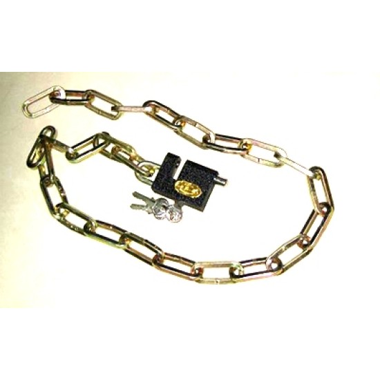 HEAVY DUTY CHROME CHAIN LOCK , 024