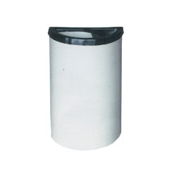 PVC Half round dust bin,Moon 45