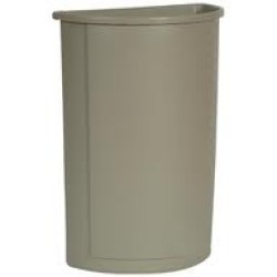 PVC Half round dust bin,Moon 45