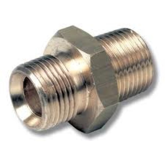 1/2" CHROME STEEL NIPPLE CONNECTOR,M/S CHROME ONE SIDED 1/2" TAP