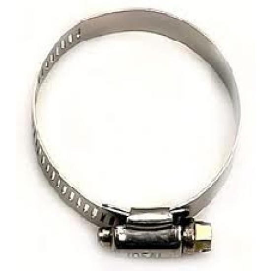 HOSE CLAMP CHROME PLATED FOR 1 1/2" HOSE