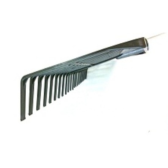 PLASTIC LAWN RAKE C/W HANDLE