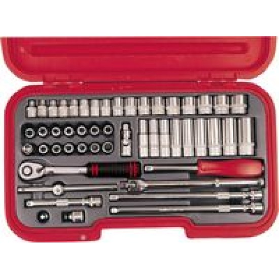 METRIC 50PC 3/8" SQ DR SOCKET SET