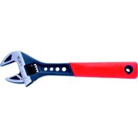 200mm/8" SOFT GRIP PHOSPHATE ADJUSTABLE WRENCH