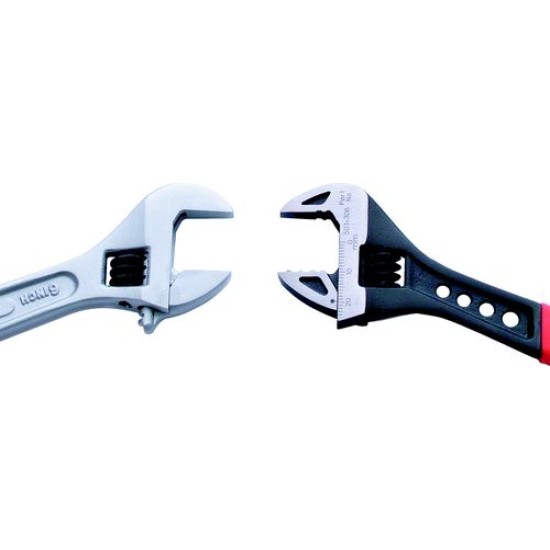 200mm/8" SOFT GRIP PHOSPHATE ADJUSTABLE WRENCH